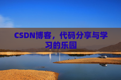 CSDN博客,代码分享与学习的乐园